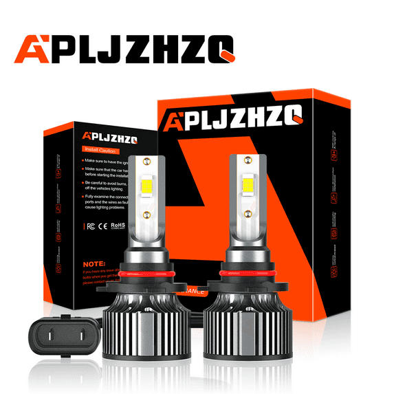 2pcs 2-Side 9005 LED Headlight Hi/Low Beam Bulbs For Honda Ridgeline 2017-2020