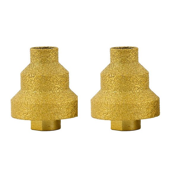 2pcs 20-35-50mm Diamond Chamfer Drill Bit Angle Grinder Saw M10 Thread for Enlarge Marble Tile Masonry Concrete