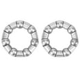 thumbnail image 1 of 2pcs 20.5mm x 7 Ball Bearings Cages Crank Bearings Wheel Bearing Retainer for Bicycle Silver Tone, 1 of 7