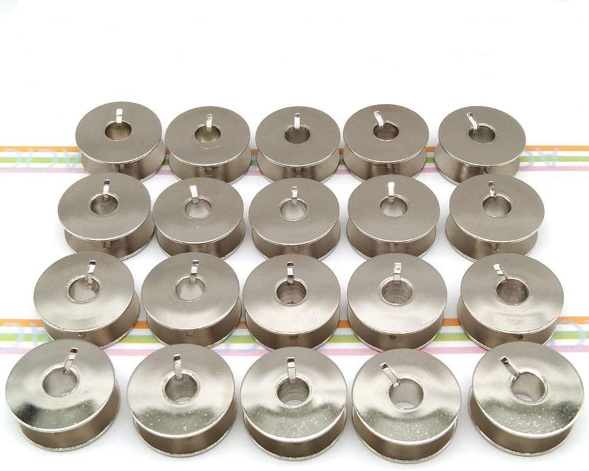 2pcs 20 Sewing Machine Metal Bobbins for Janome 1600P,1600PDB,1600PDBX,1600PQC,1600 Series,MB