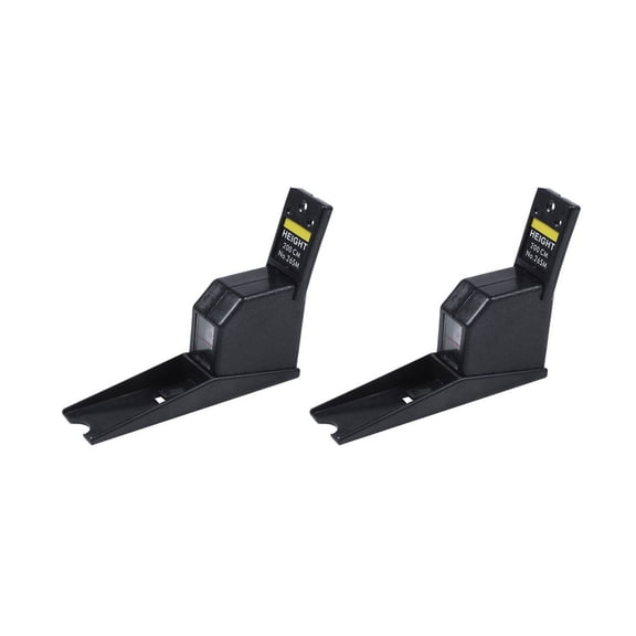 2pcs 200cm Stadiometer Black Wall Mounted Height Meter Growth Ruler cm Metric Tape Measures