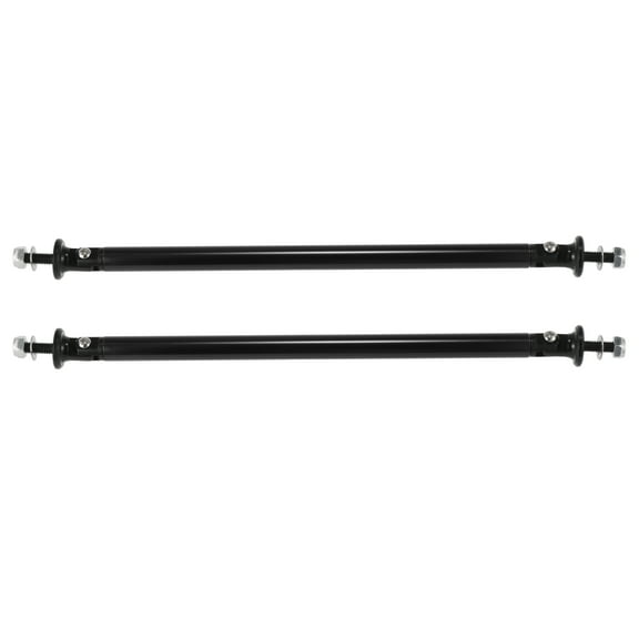 2pcs 200mm 7.87" Car Splitter Support Rods Adjustable Front Rear Bumper Lip Splitter Strut Rod Tie Support Bars Black