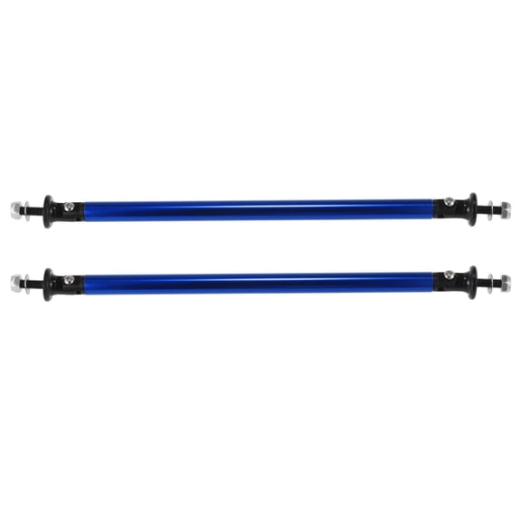 2pcs 200mm 7.87" Car Splitter Support Rods Adjustable Front Rear Bumper Lip Splitter Strut Rod Tie Support Bars Blue