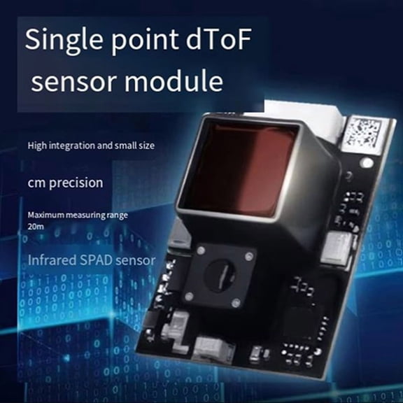 2pcs 20m High Integrated DToF Laser Ranging Module with Infrared Centimeter Industrial LiDAR Module