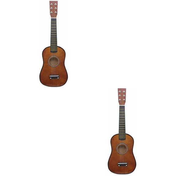 2pcs 23 Inch Guitar 6 String Beginner Acoustic for Music Instrument