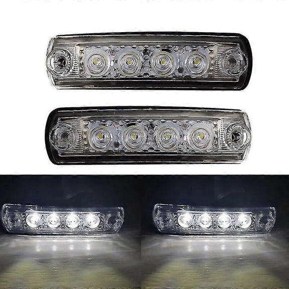 2pcs 24v Led Sunvisor Lights For Man Tgx Tgl Tgs Truck Sunvisor Lamp Oem 81252606121 Man Cab Lights