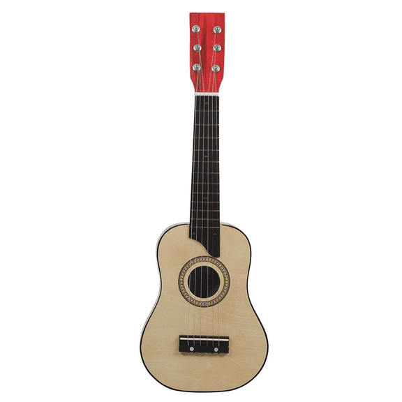2pcs 25 Inch Basswood Acoustic Guitar 6 Strings Small Mini Guitar with Guitar Pick Strings for Children Kids Gift
