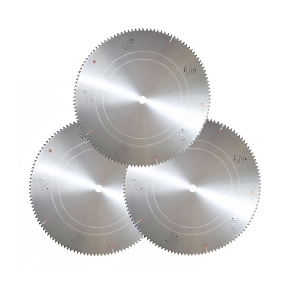 2pcs 255x25.4x3.0mm Circular Saw Blade, 10" 100T Saw Blade with Arbor 1" Saw Blade for Miter/Table Saws for Profiles, Aluminum, Steel Cutting