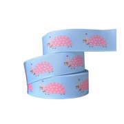 2pcs 25mm (10yards/lot) New Arrival llama Hedgehog Elephant Animal Series printed grosgrain DIY hair bow Decorative Ribbons