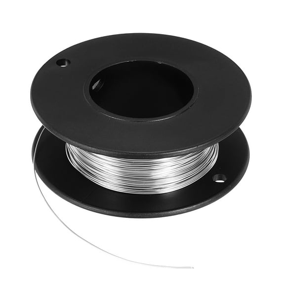 Uxcell 2Pcs 26 Gauge Nichrome 80 Cr20Ni80 Heating Resistance Wire 115ft High Temperature for Electronic Components Repairing