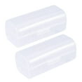 2pcs 26650 Battery Organizer Batteries Holder Hard Plastic Storage