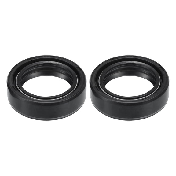 2pcs 26mmx37mmx10.5mm Motorcycle Front Fork Shock Oil Seal Replacement for Suzuki DS80 1978-2000