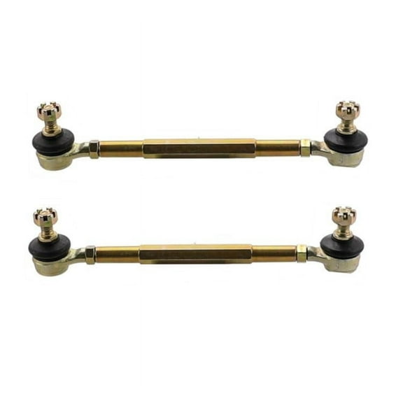 2pcs 280mm (11") 10mm Hole Adjustable Steering Tie Rod Ball Joint with Tie Rod Ends For DIY ATV Go Kart Accessory Steering Column Steering Suspension Drift Trike Quad Buggy 4 Wheeler