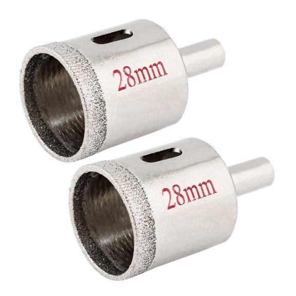 2pcs 28mm Tile Glass Ceramic Diamond Coated