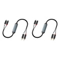 thumbnail image 1 of 2pcs 3.5mm Audio Isolator Audio Common Ground Isolator Aux Noise Reduction Filter with 2/2 Audio Cable for DVD TV Player, 1 of 6