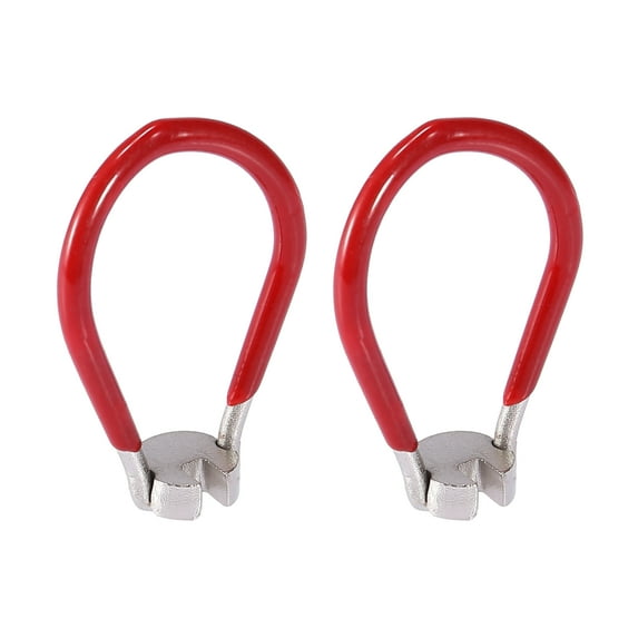 2pcs 3.7mm Bicycle Wheel Spoke Wrench Bike Cycling Spanner Repair Tool Red Metal