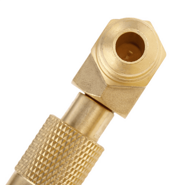 2pcs 3/8 Inch Male Flare Propane Elbow Adapter Conversion Fitting for