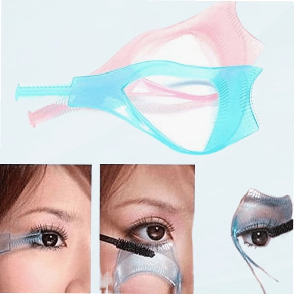 2pcs 3 in 1 Makeup Eyelash Tool Upper Lower Lash Mascara Applicator Guide Eyelash Comb Cosmetic Tool