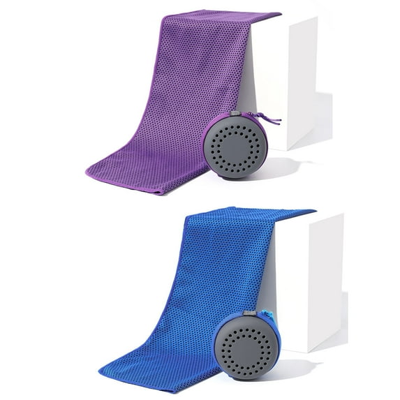2pcs 30*80cm cooling Towel, Ice Towel, Soft Breathable Chilly Towel, Microfiber Towel for Yoga, Sport, Running, Gym, Workout,Camping, Fitness, Workout & More Activities
