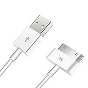 2pcs 30 Pin USB Sync Charging Cable Cord Replacement for Old A-pple i-Phone 4/4S 3G/3GS, i-Pad 1/2/3,i-Pod Nano/i-Pod Touch (3.2ft (2pcs))