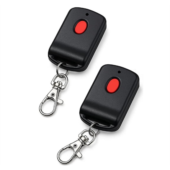 2pcs 300MHz 10 Dip Switch for Linear Multicode Garage Gate Door Opener Remote Control,Replacement for 3089,3070,308911