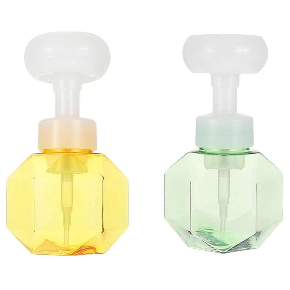 2pcs 300ml Foaming Pump Bottles Hand Soap Dispenser Flowershaped