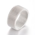 thumbnail image 1 of 2pcs 304 Stainless Steel Finger Rings Stainless Steel Color 18mm, 1 of 2