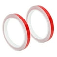 thumbnail image 1 of 2pcs 314.96' Waterproof Reflective Tape Sticker Warning Tape Red for Bike Motorcycle, 1 of 5