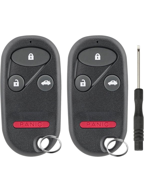 2pcs 315MHz KOBUTAH2T Remote Key Fob Fits for Honda Accord TL for 1999-20011998 1999 2000 2001 2002 Honda Accord/1999-2003 TL Keyless Entry Remote Control 72147-S84-A03 and Screwdrivers Key Ring