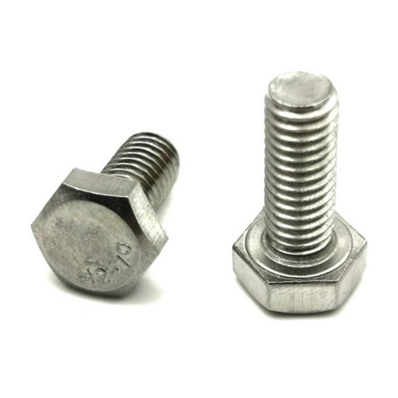 (2pcs) 316 Stainless Steel Outside Hex Bolts, for Machine Fitting M10x110mm (length not including head).