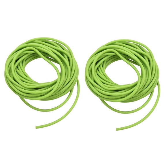 2pcs 32 Feet 5mm Natural Latex Rubber Tube Tubing Replacement Band 10M,2x Rubber Tube,random