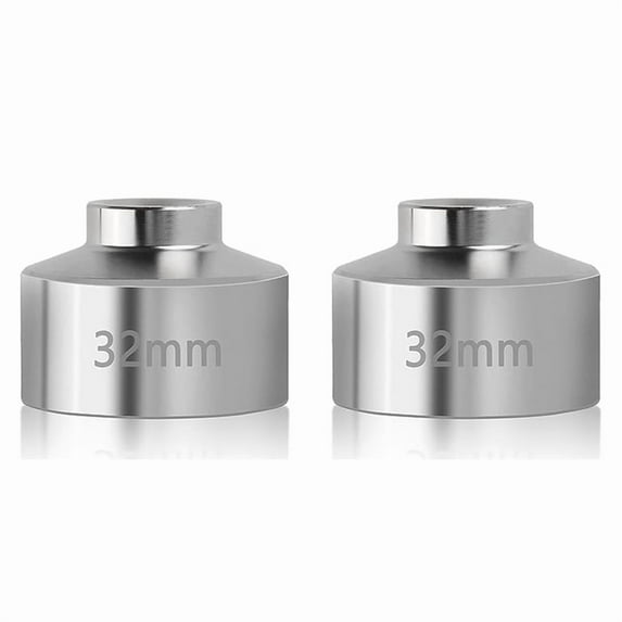 2pcs 32mm Socket-Oil Filter Wrench Tool,Steel Quickly Oil Removal Tool,3/8Inch Drive Socket Tool