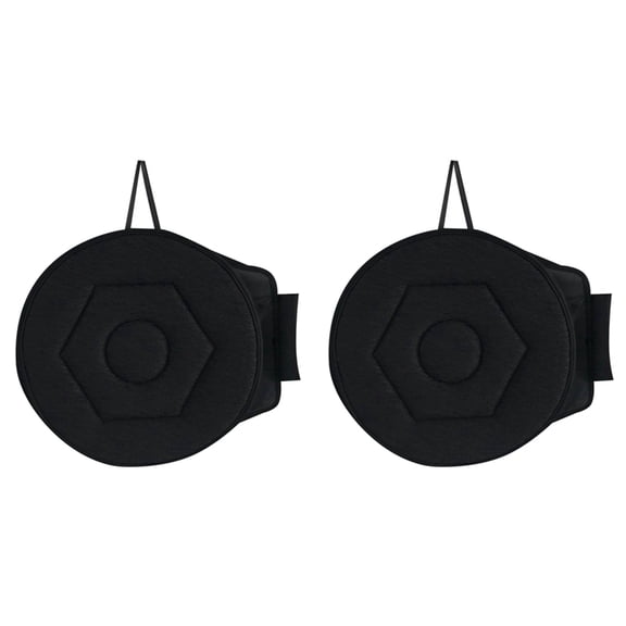 2pcs 360Rotating Seat Cushion for Car,15.7in Seat Cushion for Car,Swivel Seat for Elderly for Home,Office Chairs Black,2 x Rotating seat cushion,Black