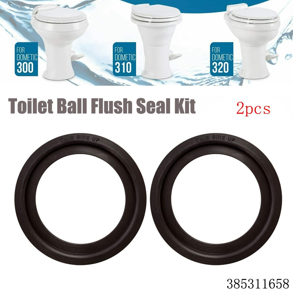  RV Toilet Seal, RV Toilet Seal Replacement for Dometic  300/310/320 Toilet, RV Toilet Flush Ball Seal Replacement, RV Toilet Seal  Kit Perfect Replacing 385311658, Ideal Flush Ball Gaskets (2 Pack) :  Automotive