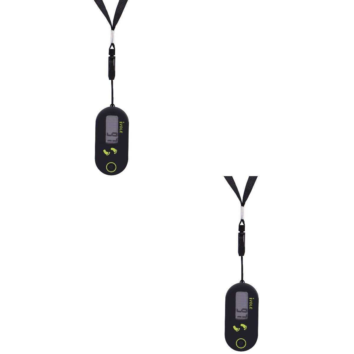 2pcs 3D Digital Pedometer Pedometer Miles for Walking Track Steps