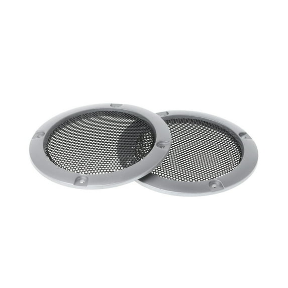 2pcs 3inch Decorative Steel Mesh Circle Car Speaker Protective Cover Cases Horn Guard Decorative Circle Video Accessory