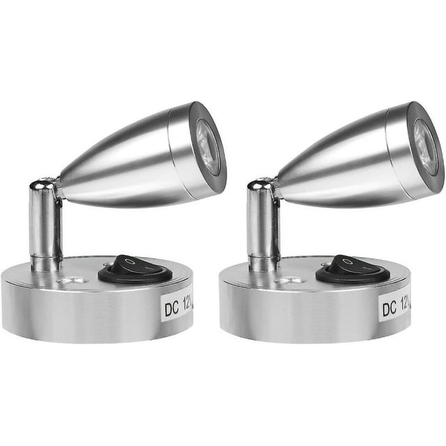 2pcs 3w 12v Led Reading Light For Boat Caravan Motorhome Car, With Its
