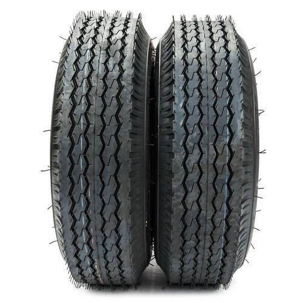 KTENME 4.80-8 Trailer Tires, 4.80x8 6PR Load Range C 480-8 For Small Boat Log Splitter Water Trailer Cement Mixer Mower