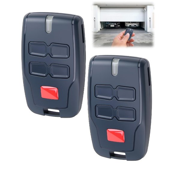 2pcs 4 Channel Remote Control for BFT Mitto B RCB04 R1, Opener Transmitter Gate Remote Control 433.92 mhz for All Garage Warehouse Door Entry Systems