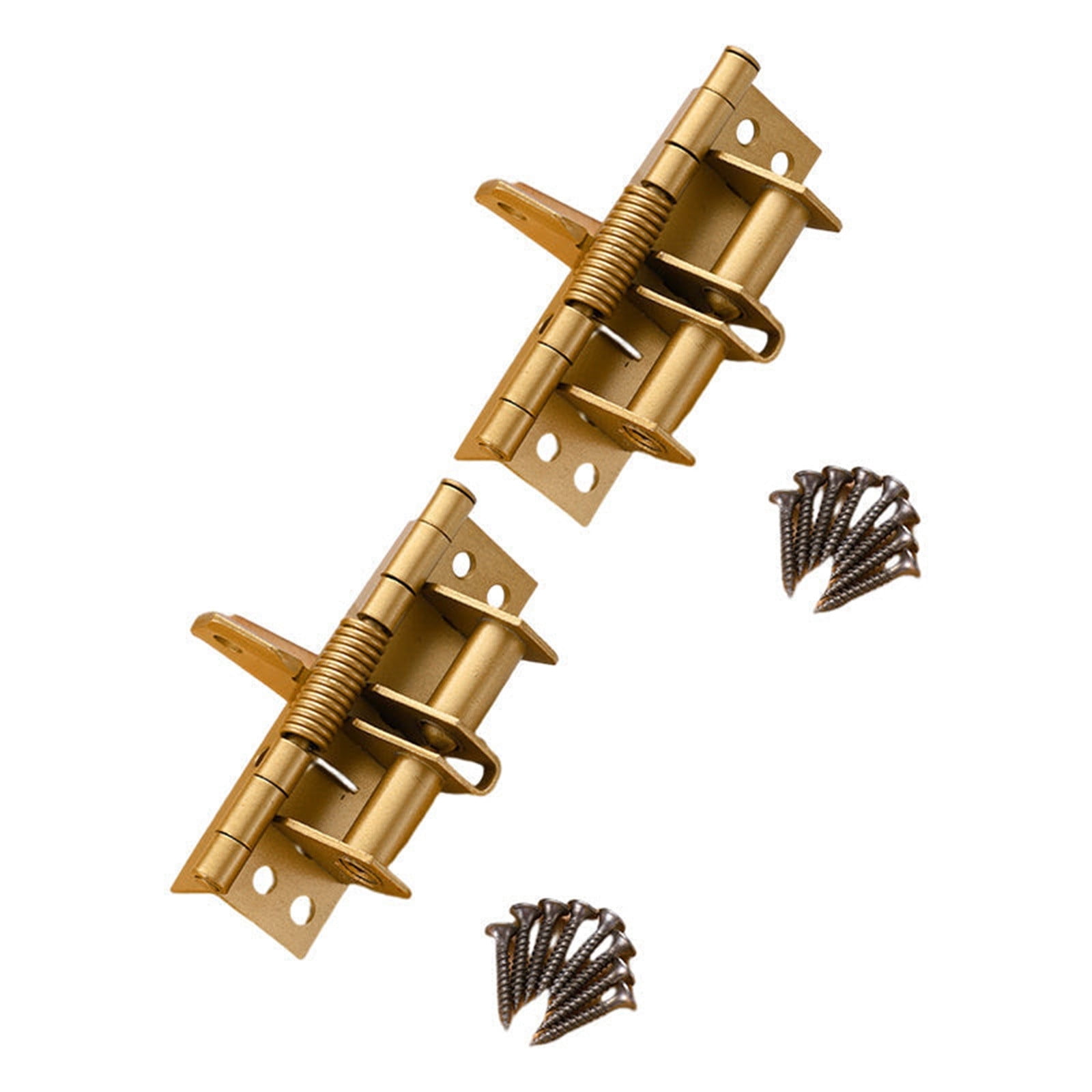 2pcs 4 Inch Invisible Door Spring Hinge Automatic Door Closing Hinge