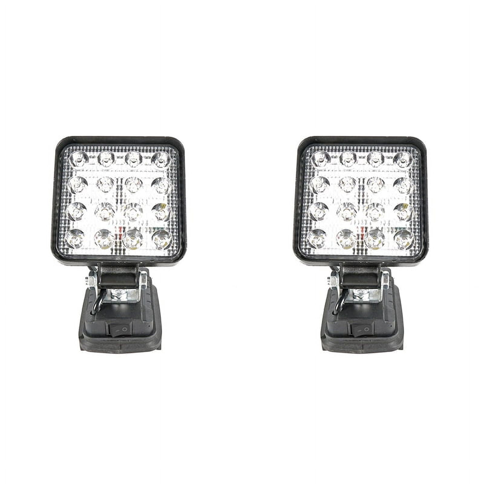 2pcs 4 Inch LED Work Light for 18V Battery Battery Power LED Shop Light LED Site for Work Light