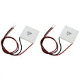 thumbnail image 1 of 2pcs 40X40mm New Useful Simple Module Thermoelectric Generator Semiconductor High Temperature Power, 1 of 8