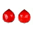 thumbnail image 1 of 2pcs 40mm Vintage Feng Shui Faceted Decorative Colorful Crystal Ball Prisms, 1 of 5