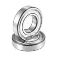 thumbnail image 1 of 2pcs 40x80x18mm Double Metal Shield 6208ZZ Single Row Deep Groove Ball Bearings Silver Tone, 1 of 6