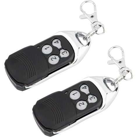 2pcs 433MHz Universal Gate Remote Control, Replacement Garage Door Remote, Super Duplicate Remote Control, Electric Gate, Garage Rolling Door Remote Key
