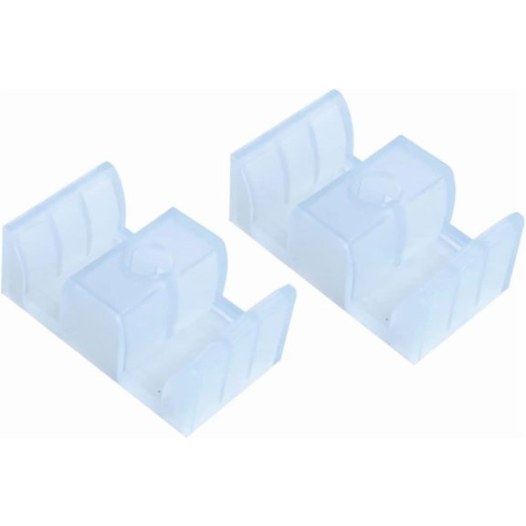 2pcs 44mm Sliding Shower Door Opaque Bumpers Block Anti Collision Protectors for Bathroom Glass Door Quiet Buffer Pads