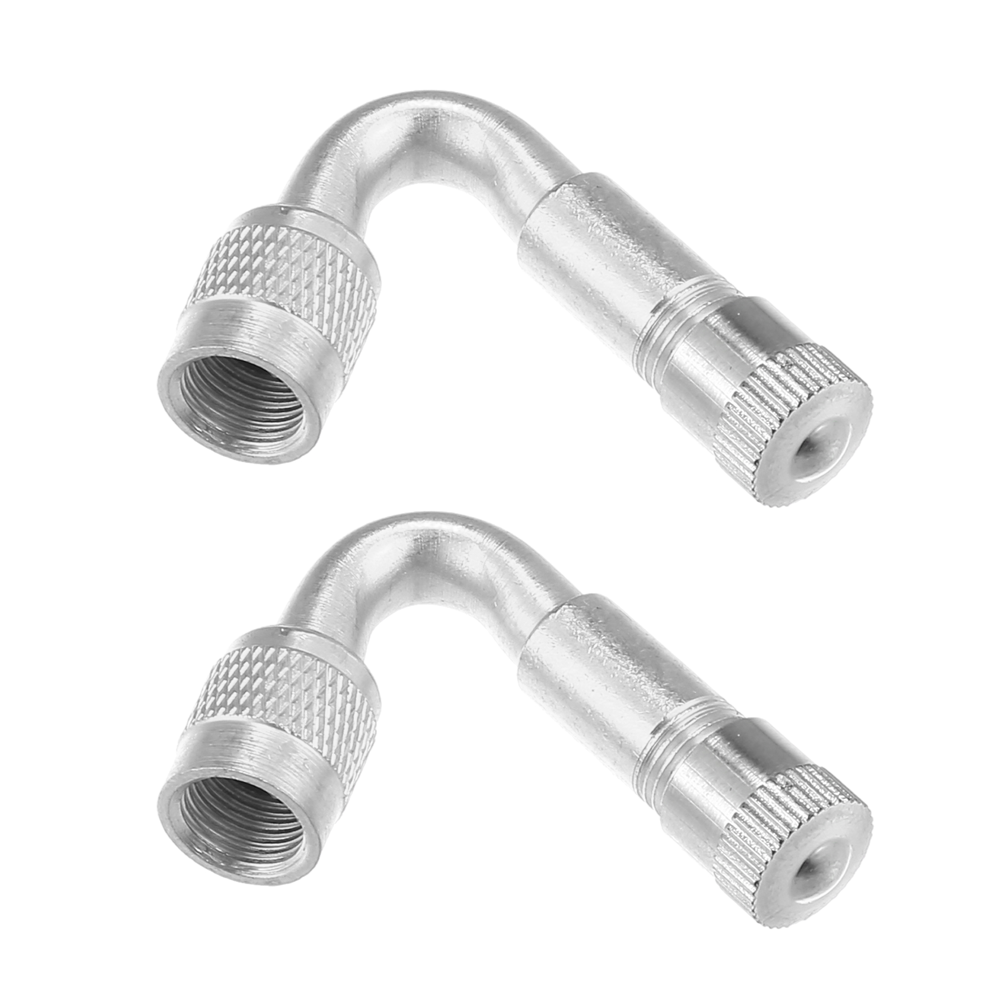 2pcs 45 Degree Car Tire Valve Air Tyre Valve Stem Extenders with Dust