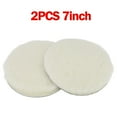 thumbnail image 1 of 2pcs 5/6/7 inch Wool Buffing Polishing Pads Bonnets Sanding on Car Buffer, 1 of 7