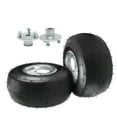 thumbnail image 1 of 2pcs 5'' Go Kart Tires and Wheels Front 10x4.50-5 Slick Tires Rim, 10x4.50x5 Tubeless Racer Tire Smooth Tread Tires with 17T Wheel Hubs for Racing Drift Cart Quad ATV Drift Trike Mowers, 1 of 9