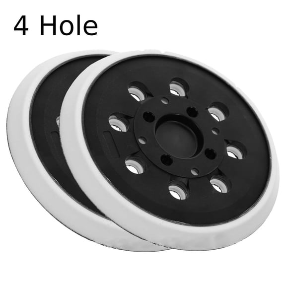 2pcs 5" Hook and Loop Sander Pad for Ridgid R2600, R2601 Random Orbit Sanders -5 Inch 4 Hole Replacement Sanding Pad